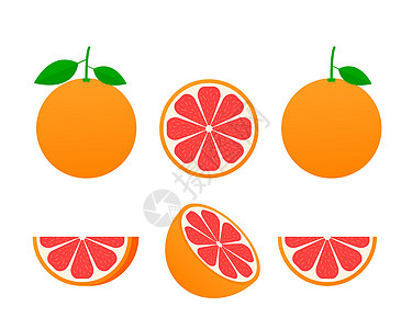 一套孤立的葡萄果 真实的柑橘图象图片