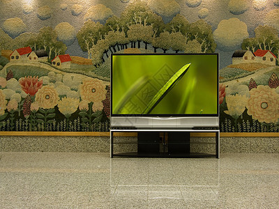 大等离子屏幕监视器晶体管装饰手表家具模拟奢华电视机插图宽屏图片