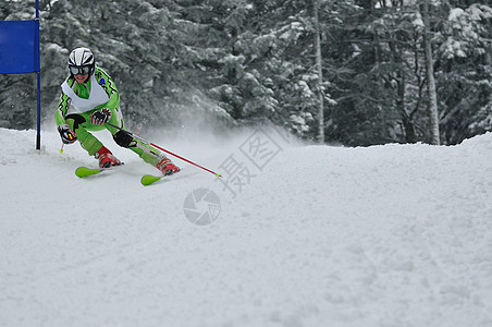 滑雪赛赛车手运动员拳头运动比赛速度高山竞赛乐趣闲暇图片