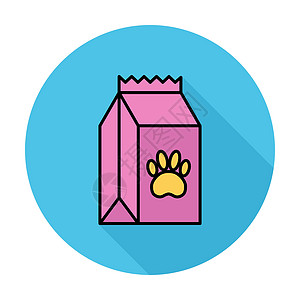 宠物食品袋营养插图艺术罐装商店卡通片动物图片