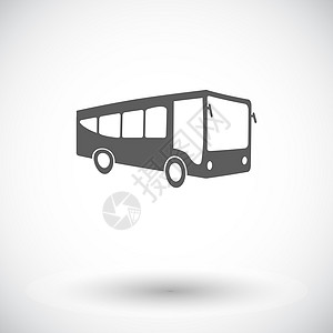 巴士图标旅游校车收藏游客剪影轮子教练插图艺术界面图片