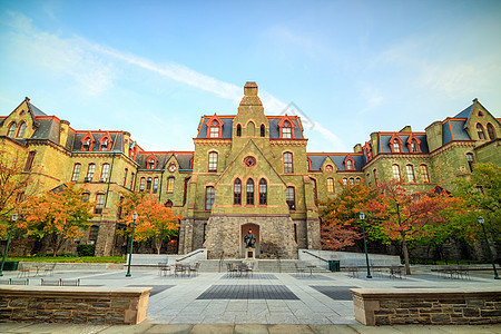 宾夕法尼亚大学建筑旅游机构四边形观光地标旅行建筑学教育学习图片