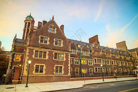 宾夕法尼亚大学旅行建筑机构地标学习四边形城市意义教育观光背景