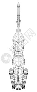 空间火箭构想纲要探索科学宇航绘画旅行3d工艺技术航程飞船图片