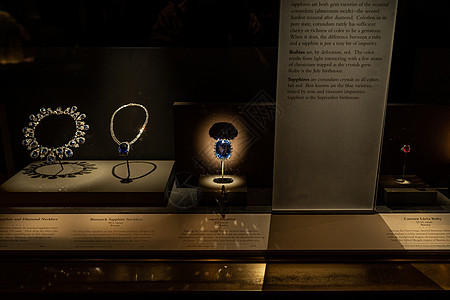 斯密森尼博物馆蓝宝石珠宝蓝色历史首饰博物馆宝石高清图片