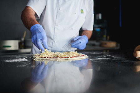 烤箱手套厨师用保护性冠状病毒面罩做披萨手套餐厅潮人火炉面具烹饪木头壁炉面包职业背景