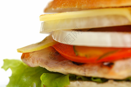 汉堡包小吃蔬菜汉堡美食包子食物芝士面包洋葱薯条图片