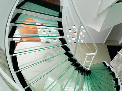 现代玻璃螺旋楼梯窗户办公室圆圈店铺栏杆入口出口曲线建造建筑图片