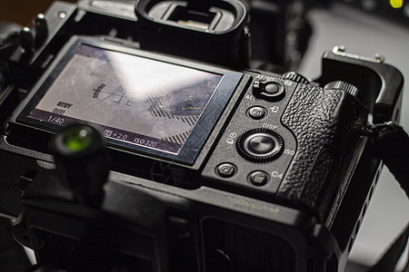 富士相机演播室拍摄4时使用的摄像头的详情背景