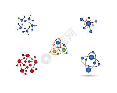 分子标志模板矢量 ico化学家化学标识粒子细胞生物学医疗白色化学品科学图片