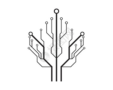 电路图标工程抽象高清图片