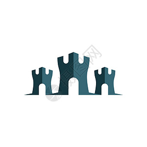 Castle 标识模板矢量图标建筑卡通片据点建筑学童话骑士公主艺术王国魔法图片