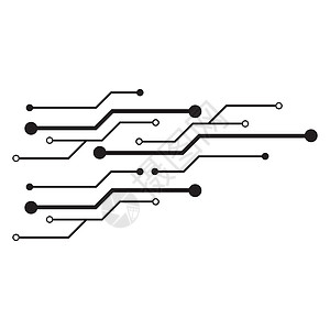 电路标识矢量图标插图硬件网络商业互联网电子产品电脑艺术木板工程活力图片