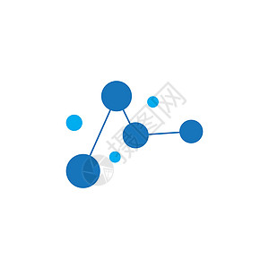 分子标识设计插图细胞技术圆圈曲线徽标化学品原子医疗化学背景图片