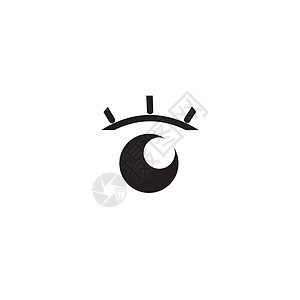 眼图标识矢量技术镜片眼科软件光学安全创造力相机医生商业背景图片