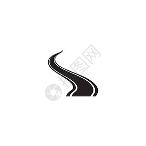 徽标矢量运动条纹曲线运输街道交通小路旅行途径导航图片