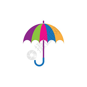 雨伞标志 vecto天气黑色白色收藏阳伞下雨商业黄色遮阳棚太阳图片