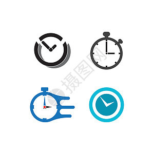 时钟图标图标手表跑表身份运动警报圆圈标识插图速度公司图片