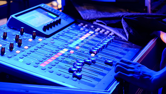 音频混合控制面板控制器派对夜店木板工作室控制控制板俱乐部打碟机混合器图片