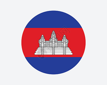 柬埔寨圆形佛罗里达州按钮地理横幅高棉语夹子网络标识圆圈艺术品世界图片