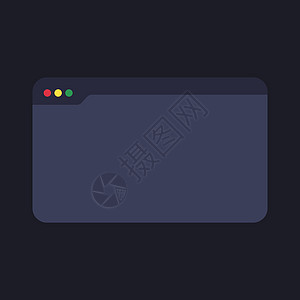 互联网窗口矢量插图 信息技术设计图片