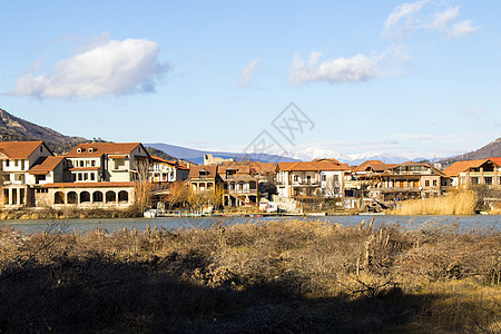 乔治亚老有名的小镇Mtskheta 老房子旅行目的地地标文化建筑街道城市国家历史观光纪念碑建筑学图片