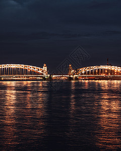 俄罗斯 圣彼得堡- 2020年7月19日 俄罗斯圣彼得堡彼得大帝桥图片
