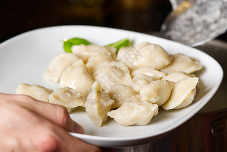 一碗美味的子 端上菜了洋葱美食蔬菜烹饪猪肉食物面团饺子食谱餐厅图片