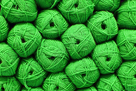 绿色羊毛球 漂亮的彩色羊毛球 羊毛质地 纱线束 针织的天然材料 创意 抽象的 diy 背景纤维编织手工衣服橙子爱好棉布针线活蓝色图片