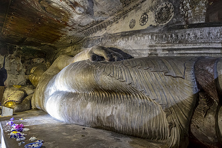 斯里兰卡 达姆布拉洞穴寺庙 近距离割下佛像佛教徒宗教游客地标历史洞穴纪念碑雕像文化佛陀图片
