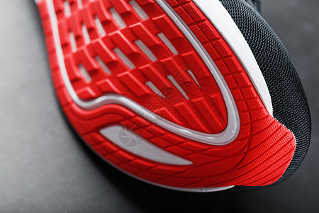 红色运动鞋跑步时尚高清图片