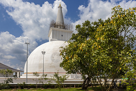 又名Mahathupa大图帕是斯里兰卡的一个乡巴人 吸引民众遗产建筑学历史舍利蓝色文化宝塔宗教纪念碑地标图片