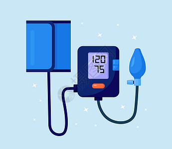 电子动脉血压监测仪 用于诊断高血压 心脏病的医疗设备 (单位 千兆赫;%);和(或)图片