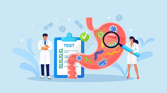 胃病 腹痛 肠胃消化不良 幽门螺杆菌 腹泻或便秘 胃肠病学 小医生诊断内脏疾病图片
