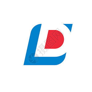 LD 字母图标矢量概念插图图片