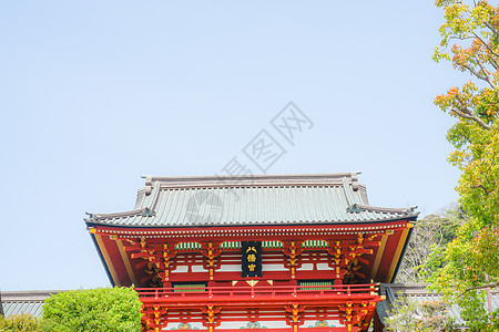 神社绳索日本关东高清图片