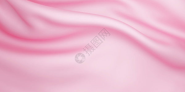 含有复制空间3d的粉红布面背景奢华曲线布料插图材料墙纸纺织品织物渲染粉色图片
