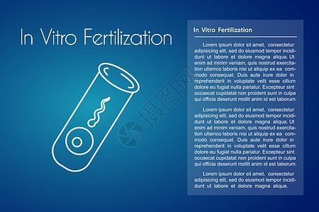 体外受精背景卵蛋和Sperm科学胚珠玻璃管蓝色艺术药品微生物学生育力施肥卵子图片
