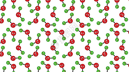 h2o 水分子结构背景 液态水原子公式 矢量背景说明图片