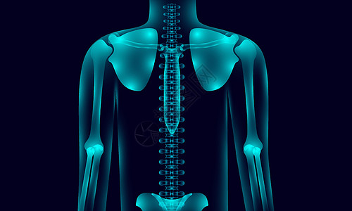 手肩胸骨 X射线音调风格 用手肩起胸骨 X光音质样式 照明图片