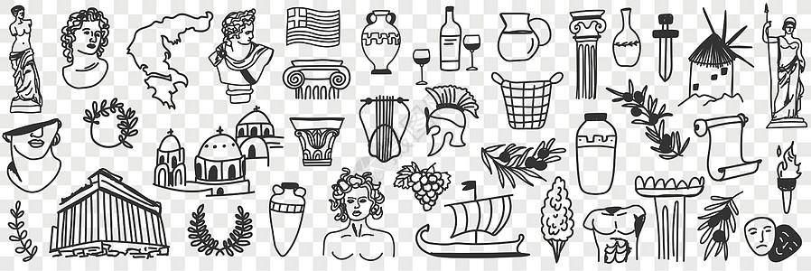 古希腊文化图集的标志性符号图片