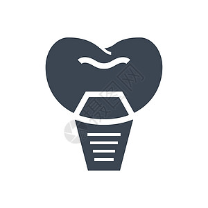 Glyph 图标医学图表字形假牙卫生空腔技术矫正牙医牙齿图片