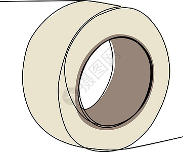 用胶带绘制连续的线条图片
