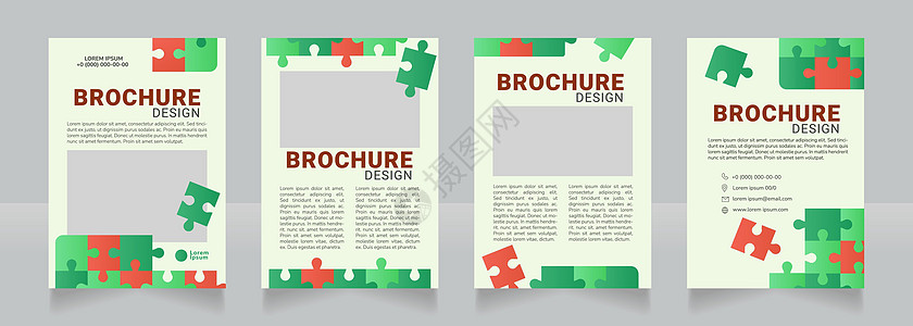 商业空白小册子设计团队合作工作图片