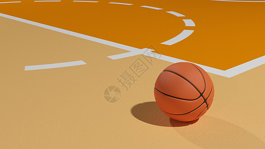 3d 在法庭上打篮球渲染篮子竞争运动皮革橙子比赛锦标赛篮球场娱乐图片