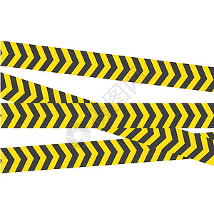 安全线设计插图警察事故丝带工作场景交通危险磁带注意力图片