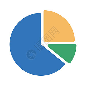 饼图图标 图表 统计 矢量图片
