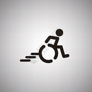 坐在轮椅上的人的象形图 矢量药品插图标识生活医院安全卫生间交通导航座位图片