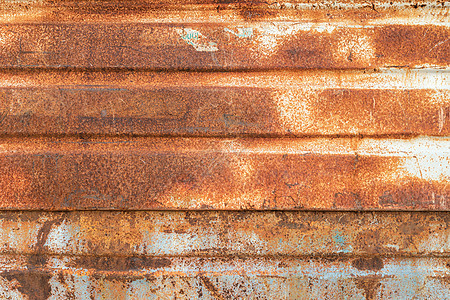 旧生锈金属本底工业橙子腐蚀红色材料棕色背景图片