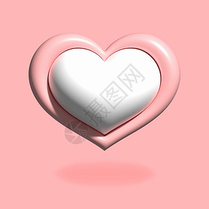 粉红色背景中的心脏 3d 渲染 护理概念 爱 尊重 宽容 母亲节或药物 矢量图片